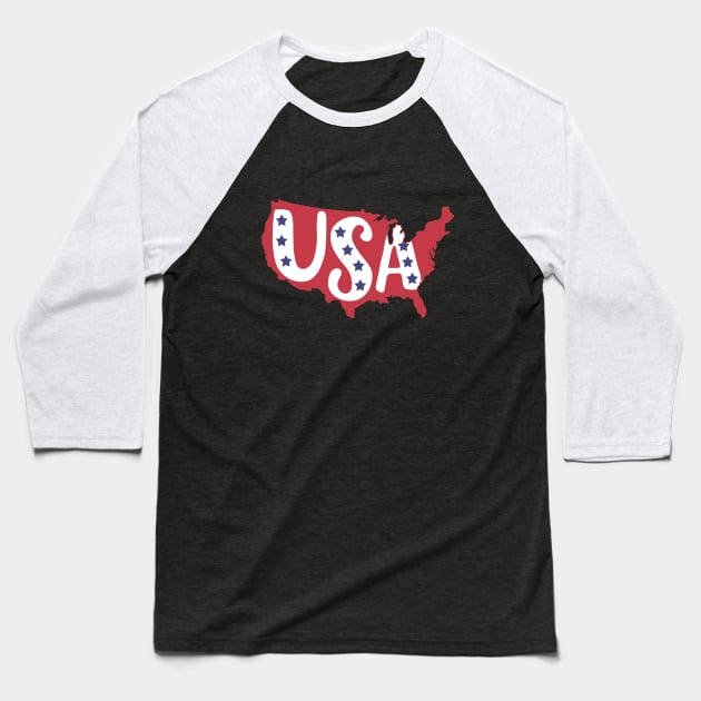 USA Baseball T-Shirt by valentinahramov